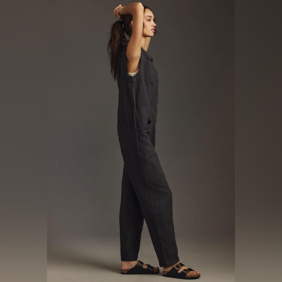 Anthropologie Pilcro Sleeveless Mechanic Romper - Picture 8 of 8